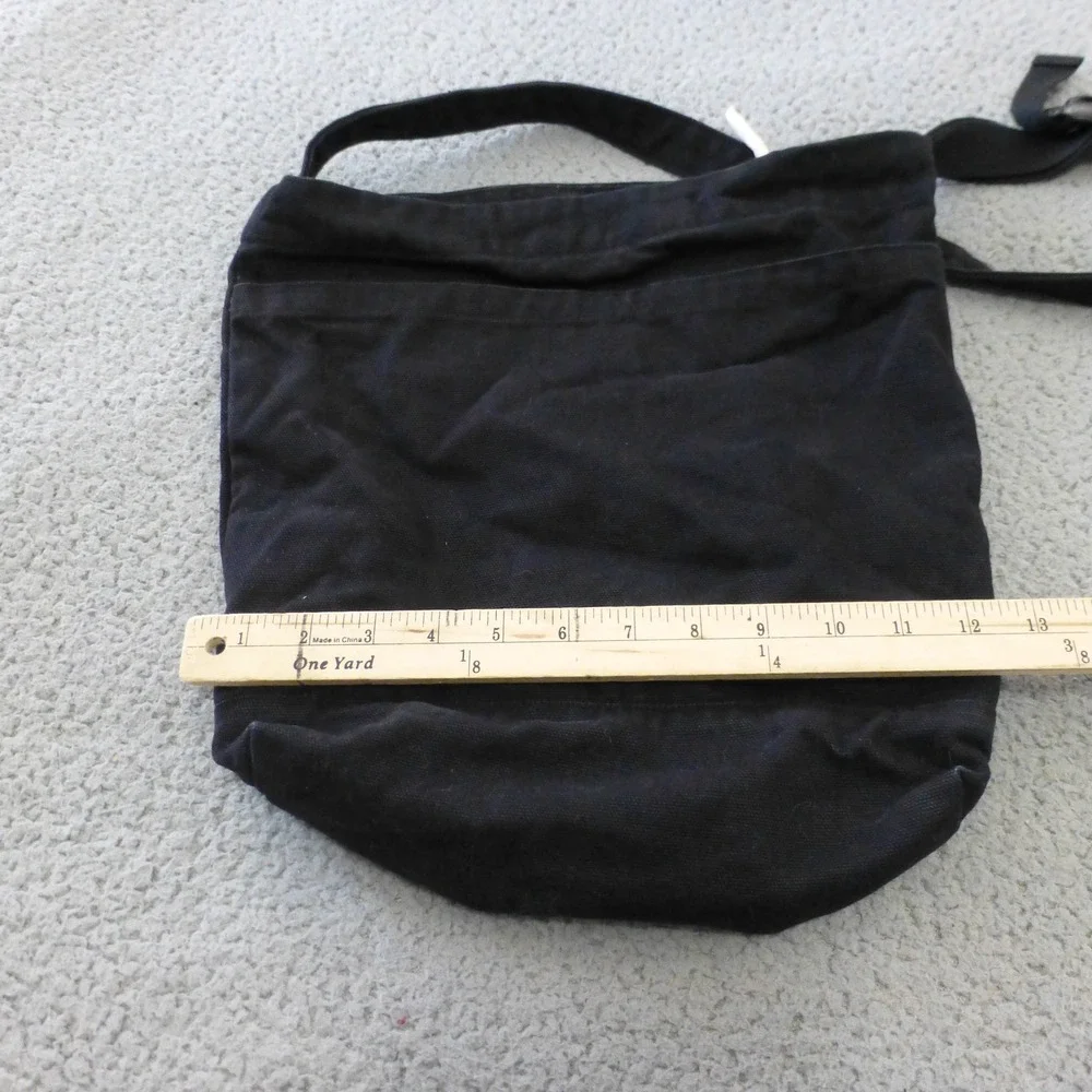 Campbell Cole Oliver Hooson O Bag Black Canvas Crossbody Messenger England Made